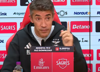 (VÍDEO) Bruno Lage corrigiu jornalista que chamou o presidente do Benfica de Rui Costa