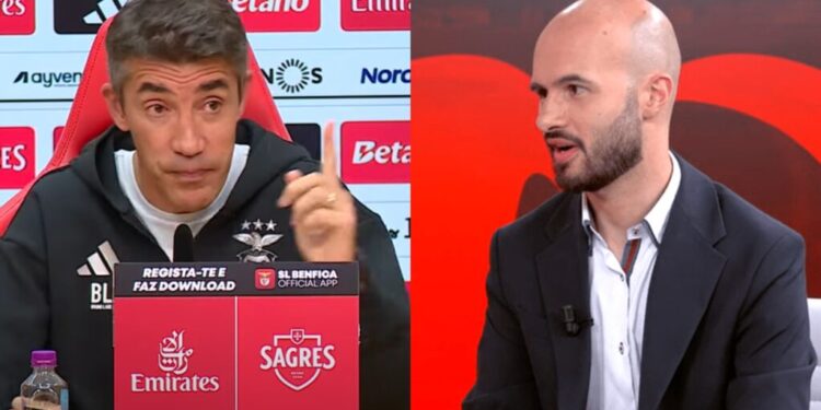 Jornalista que foi advertido por Bruno Lage na conferência de imprensa reagiu nas redes sociais