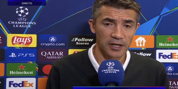 Bruno Lage deixa sério recado a jogadores do Benfica após a derrota